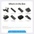 DJI RS 5 Gimbal Combo Kit, 2nd Gen Automated Axis Locks, OLED Touchscreen with Auto-Lock, Z-Axis Vertical Indicator, AI Tracking Module, Briefcase Handle, Black